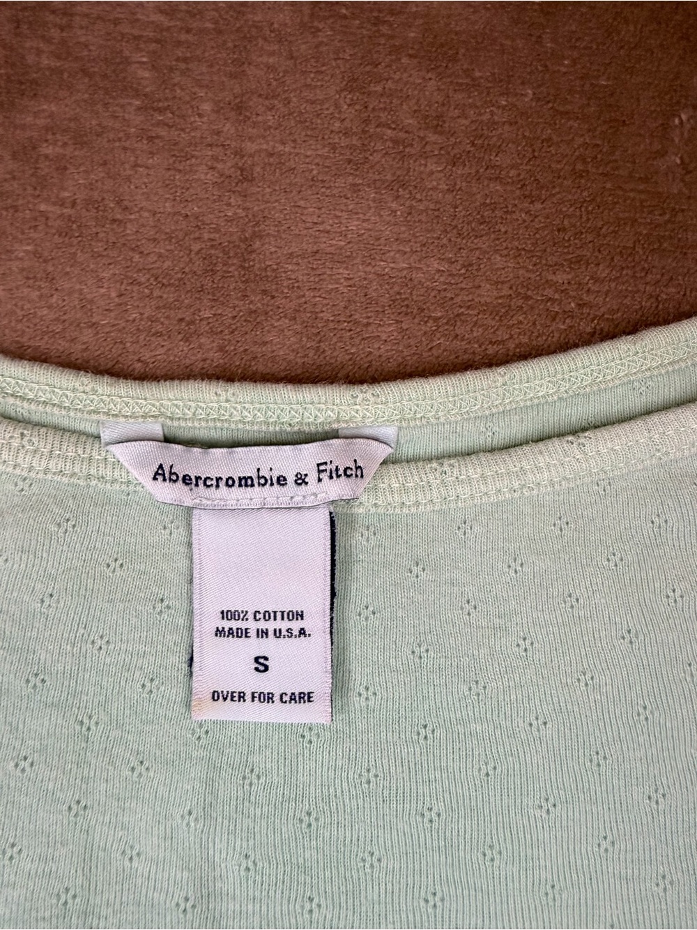 VTG Abercrombie & Fitch Ombre Green Cami Tank Top S - Picture 6 of 9